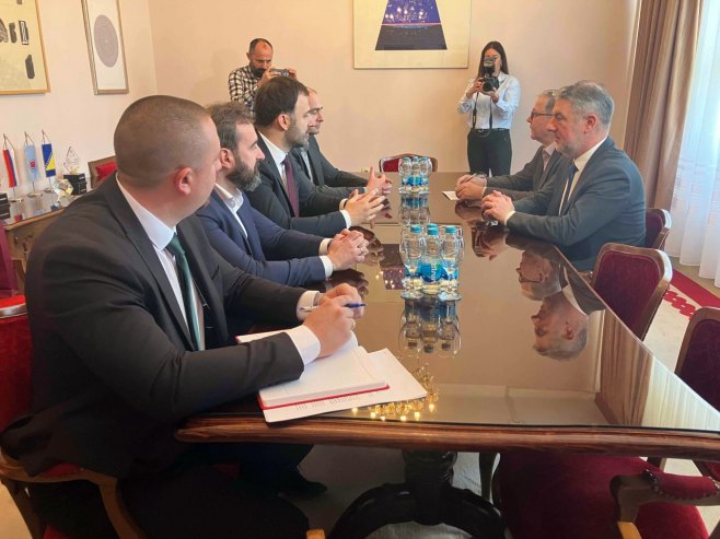 Шеранић у Приједору - Фото: РТРС