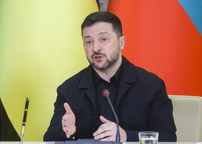 Володимир Зеленски (Фото: EPA/SERGEY DOLZHENKO) Володимир Зеленски (Фото: EPA/SERGEY DOLZHENKO) -