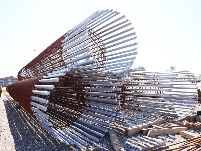 Радови на дионици Ауто-пута Бијељина – Рача /Бродац петља – Камп/ (фото: x.com/Vlada_Srpske) - 