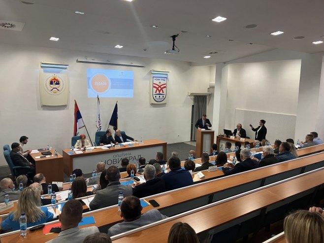 Нови Град, сједница СО о Трговској гори - Фото: РТРС