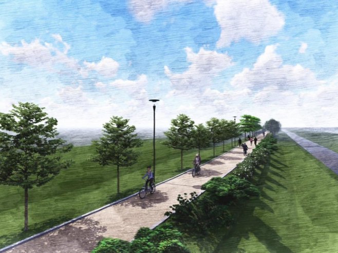 Пројекат бициклистичке стазе Пројекат бициклистичке стазе - Фото: РТРС