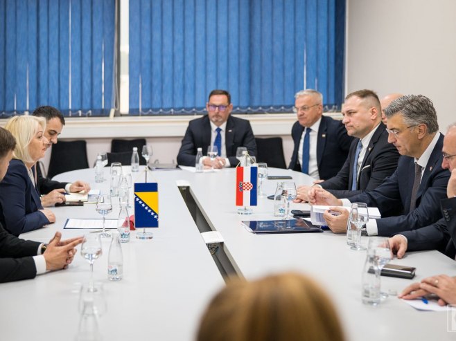 Састанак Кришто - Пленковић - Фото: СРНА