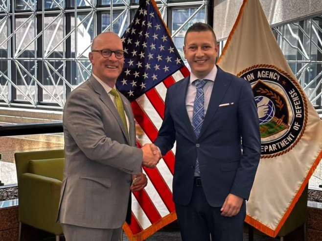 Мајкл Ф. Милер и Александар Гогановић - Фото: СРНА