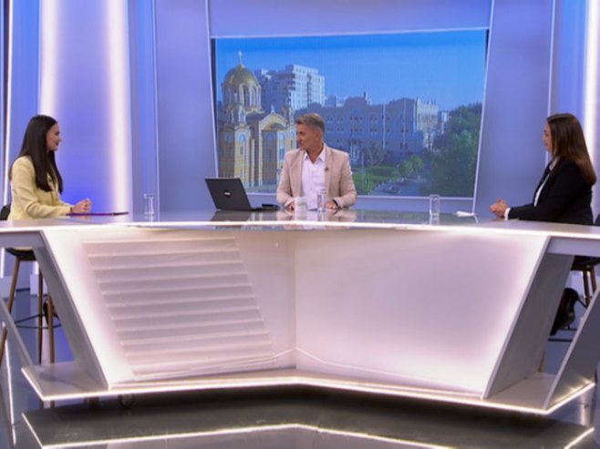 Јована Гатарић и Слађана Танасић, гошће Јутарњег програма - Фото: РТРС