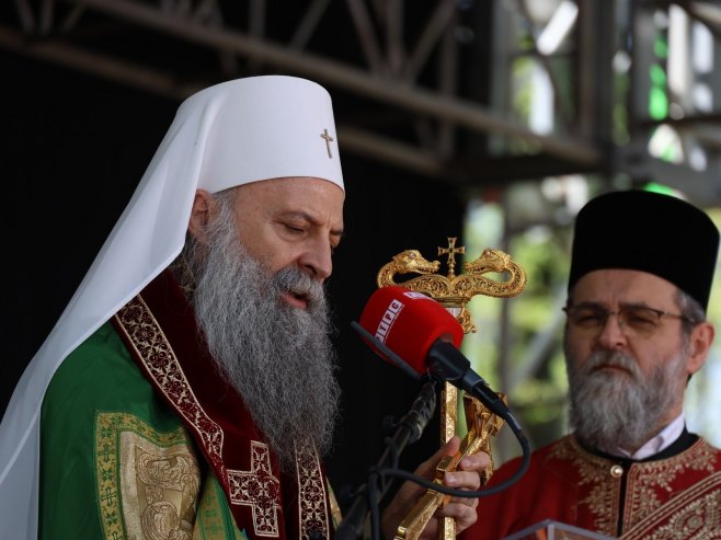 Патријарх српски Порфирије - Фото: ZIPAPHOTO/Borislav Zdrinja