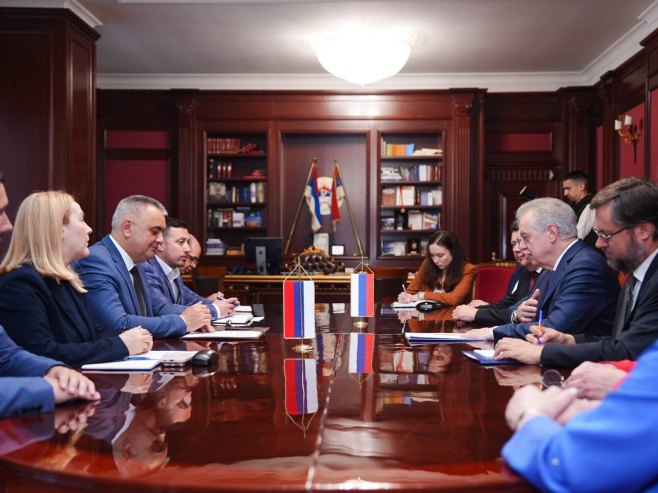 Минић са делегацијом Санкт Петербурга - Фото: Уступљена фотографија