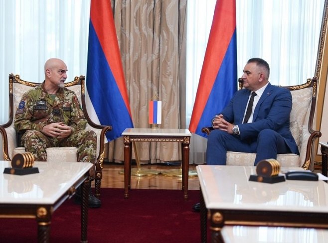 Минић примио у наступну посјету команданта ЕУФОР-а - Фото: Уступљена фотографија
