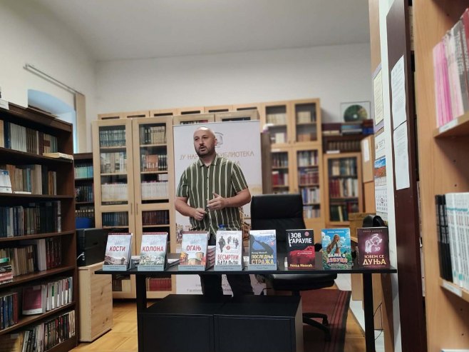 Нови Град - представљен роман "Огањ", аутора Ненада Милкића - 
