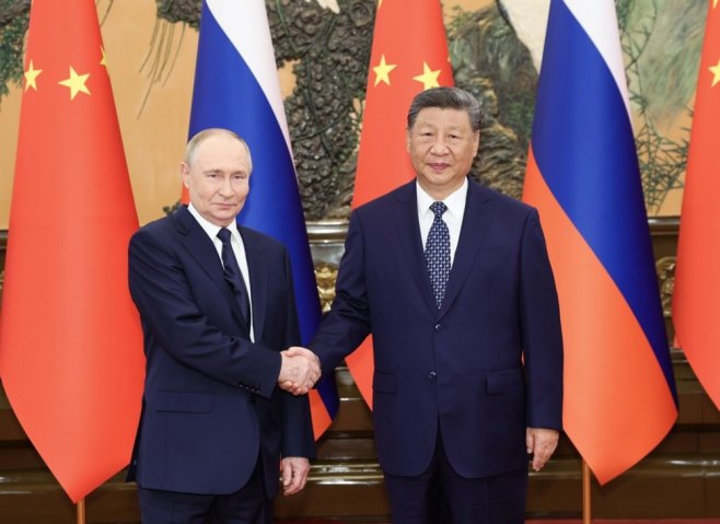 Путин и Си (Фото: ЕPA/XINHUA / HUANG JINGWEN CHINA OUT / UK AND IRELAND OUT) - 
