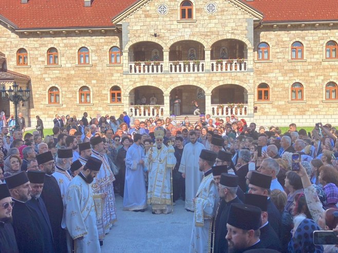 Лјетни црквено-народни сабор о Спасовдану у манастиру Милошевац - Фото: РТРС