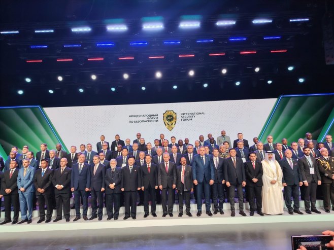 Милорад Додик на форуму у Москви - Фото: РТРС