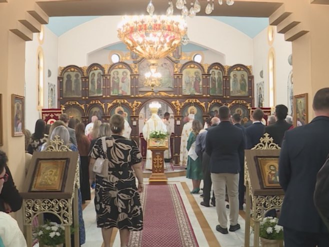 Слава Храма Свете тројице у Костајници Слава Храма Свете тројице у Костајници - Фото: РТРС