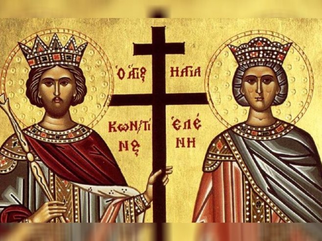 Цар Константин и царица Јелена - Фото: Уступљена фотографија