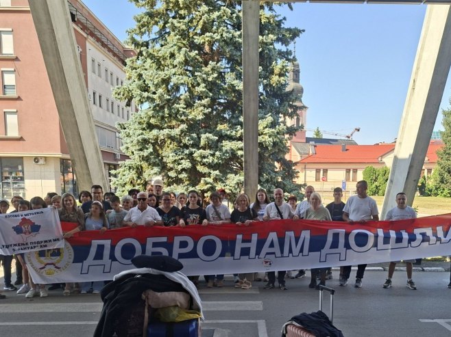Приједор, дочек за дјецу и младе са потешкоћама у развоју и њихове родитеље са КиМ - Фото: Уступљена фотографија