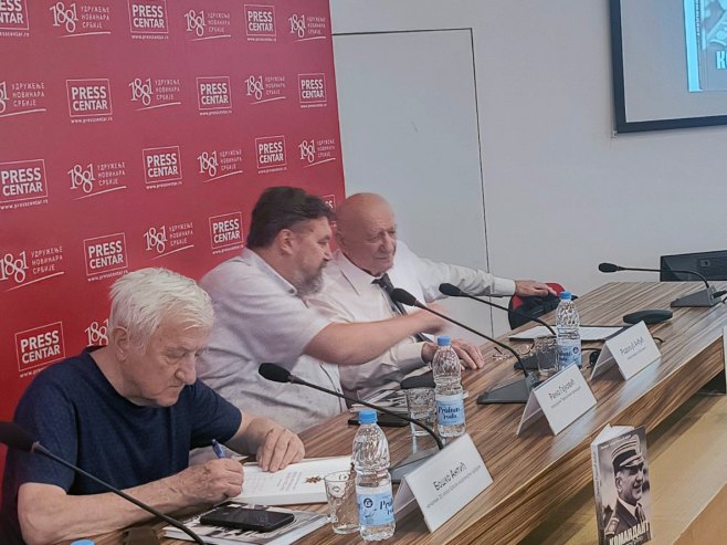 Београд - промовисана књига "Командант у вихору рата" - Фото: СРНА