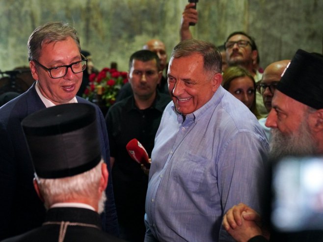 Додик: СПЦ кроз вијекове чувала идентитет, јединство и духовну снагу нашег народа (ВИДЕО)
