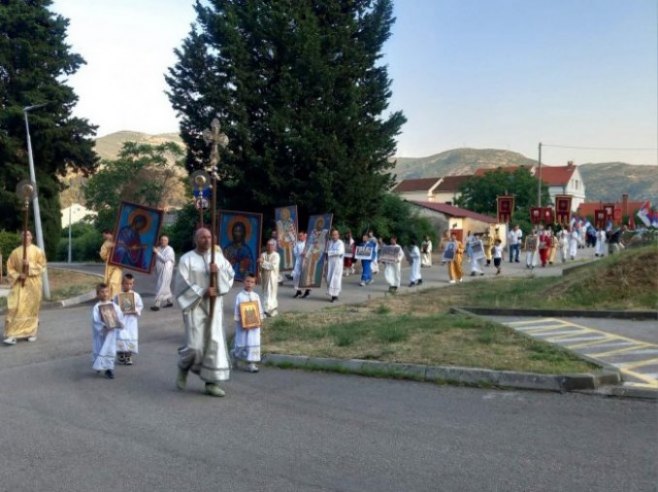 Видовданска литија у Требињу Видовданска литија у Требињу - Фото: СРНА