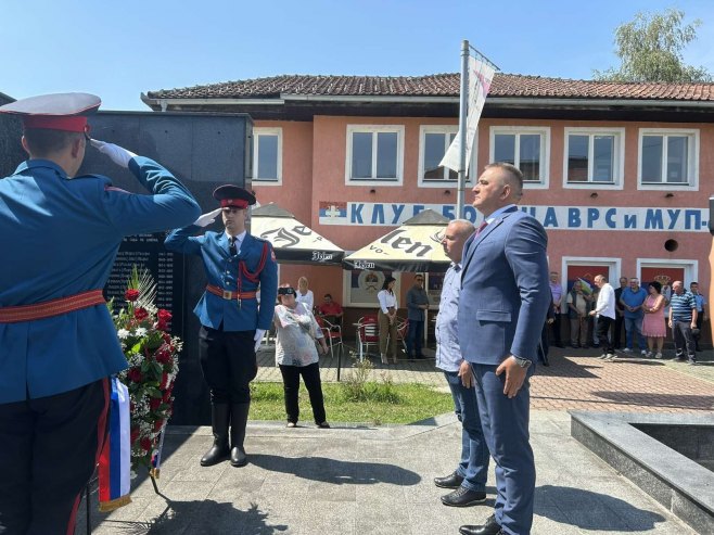 Саво Минић у Шипову - Фото: РТРС