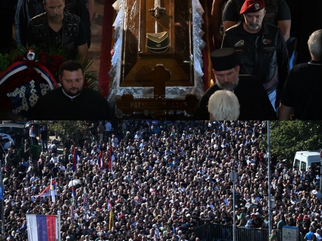 УЖИВО - Патријарх Порфирије служи опијело генералу Ратку Младићу