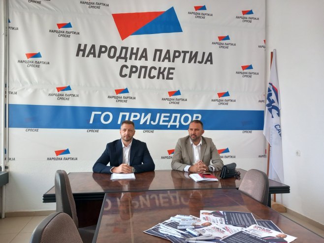 Бајић, Гајић - конференција за новинаре - Фото: СРНА
