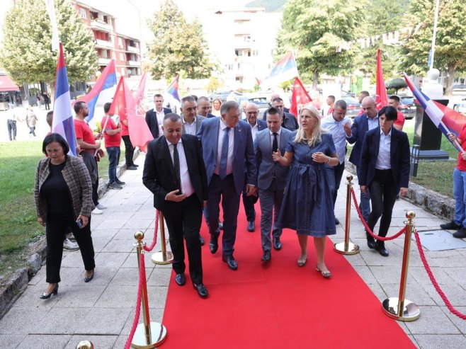 Фоча, СНСД (фото: x.com/MiloradDodik) - 
