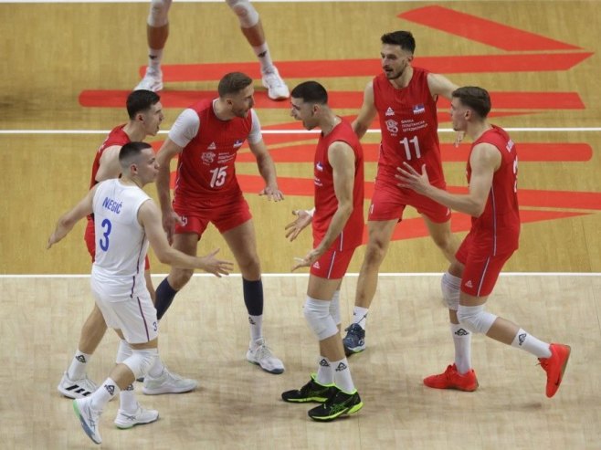 Одбојкаши Србије (Фото: EPA/ANDREJ CUKIC) Одбојкаши Србије (Фото: EPA/ANDREJ CUKIC) -