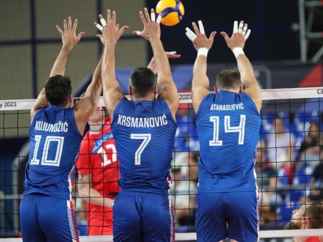 Одбојкаши Србије играју против Белгије на Европском првенству