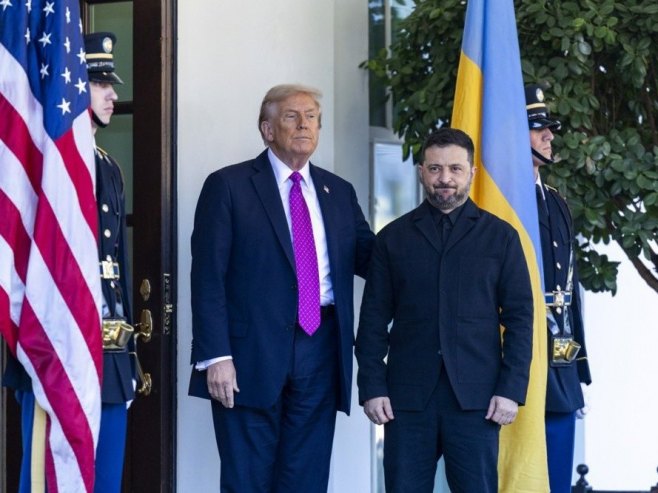Трамп преузео ријеч на састанку са Зеленским, није му дао да одговара новинарима