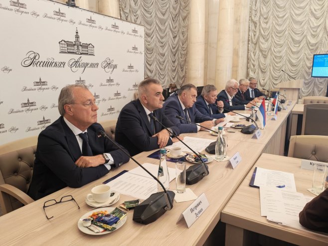 Састанак Додика са предсједником Академије наука Русије - Фото: РТРС