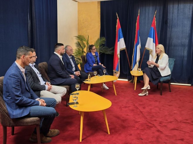 Интервју Жељке Цвијановић за бјељинске портале - Фото: Уступљена фотографија
