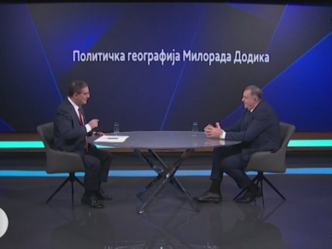 Гостовање Милорада Додика на РТС - Фото: РТРС